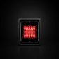 Feu Arrière LED Dark Knight IZE Carré – Stop & Position E-Approved