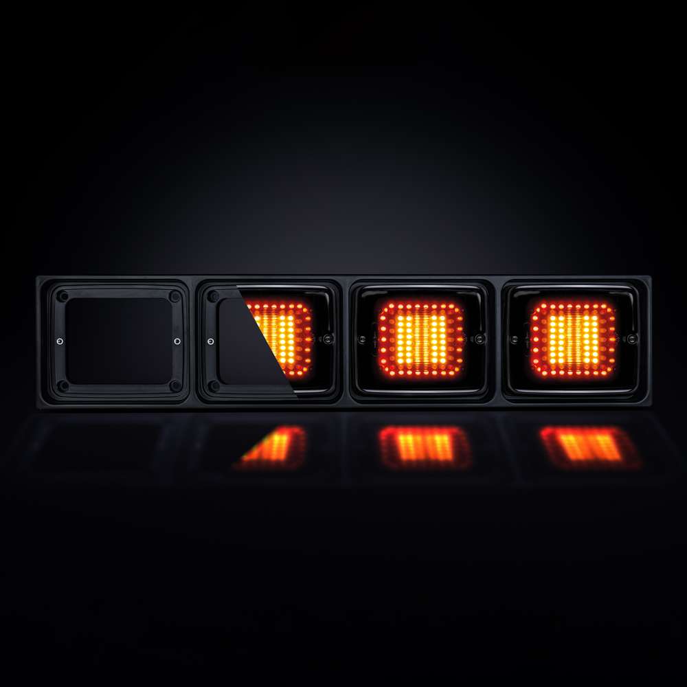IZE LED Frame - Cadre Support 4 Feux Carrés
