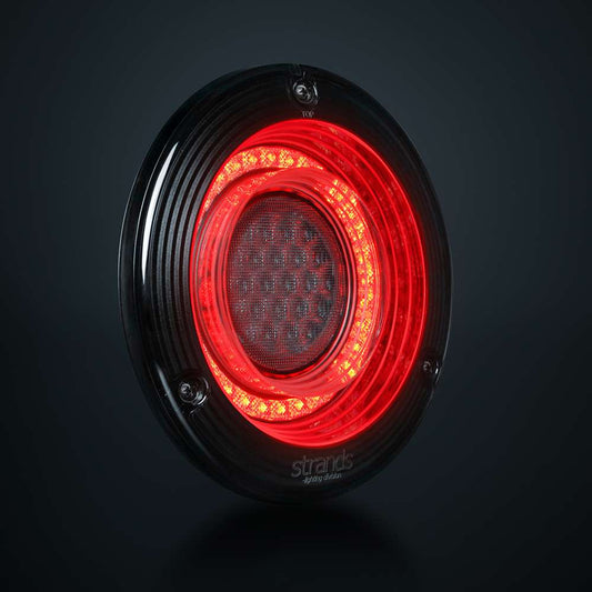 FOR9T Orbi Feu Arrière LED 3 Fonctions – Design Premium Verre Fumé