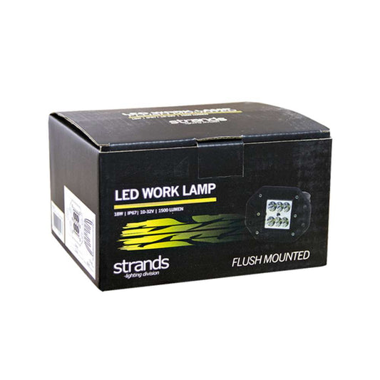 Strands 17W LED Work Light – Flush Mount High-Performance Work Lamp