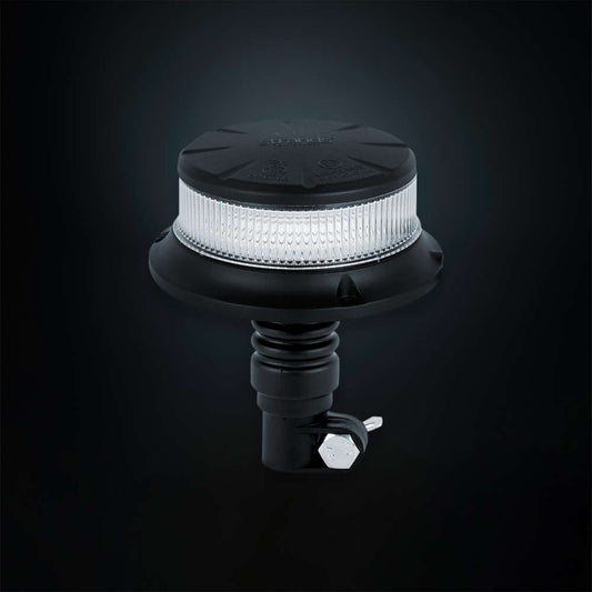 STRANDS Compact LED Amber Beacon – Pole Mount High Performance Warning Light