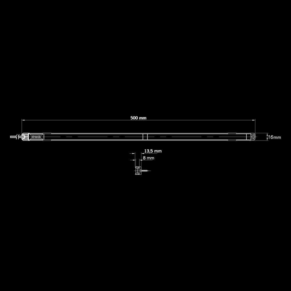 Unity Under Glow - Bande LED Rouge 505mm