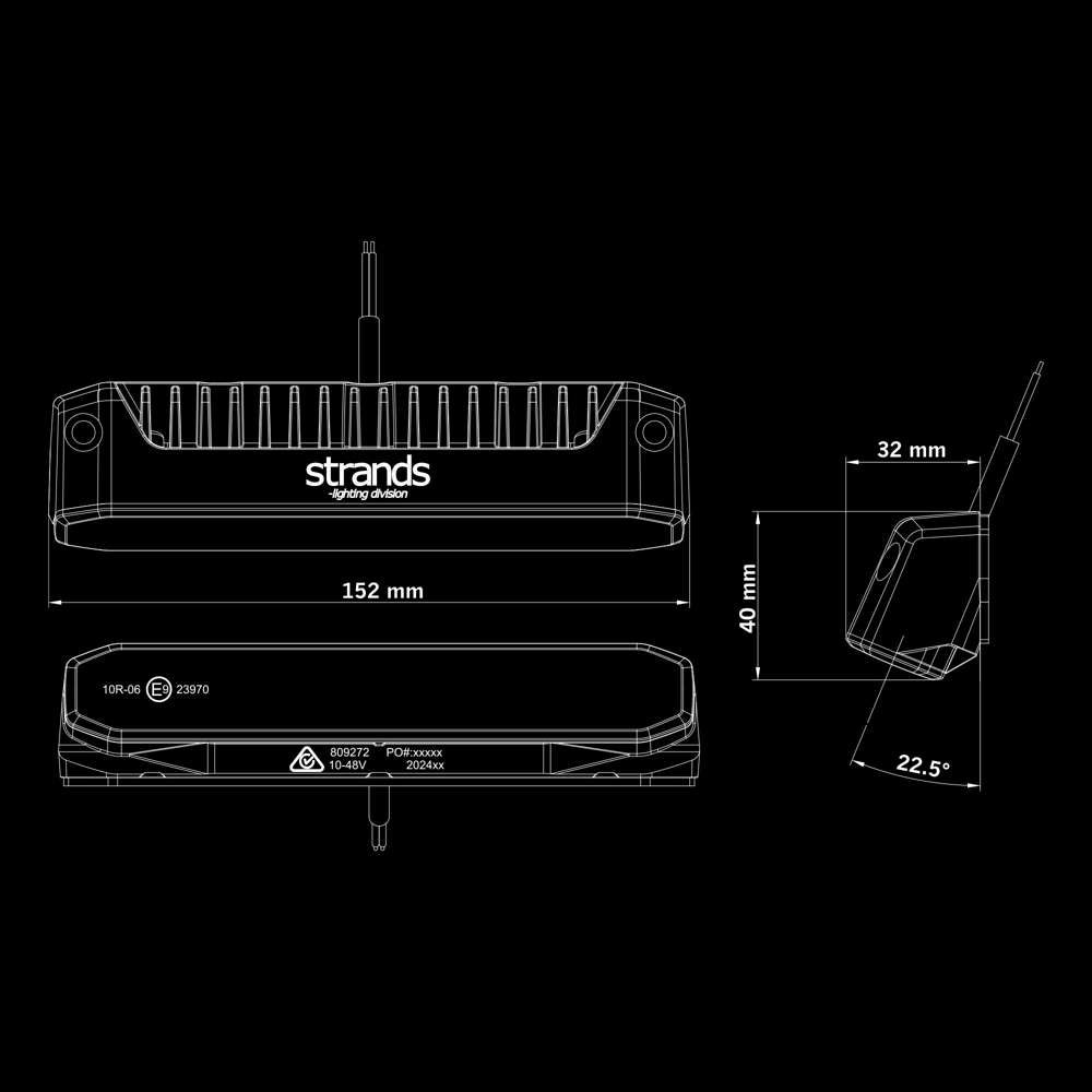 Firefly Scene Light - Phare Latéral LED 30W