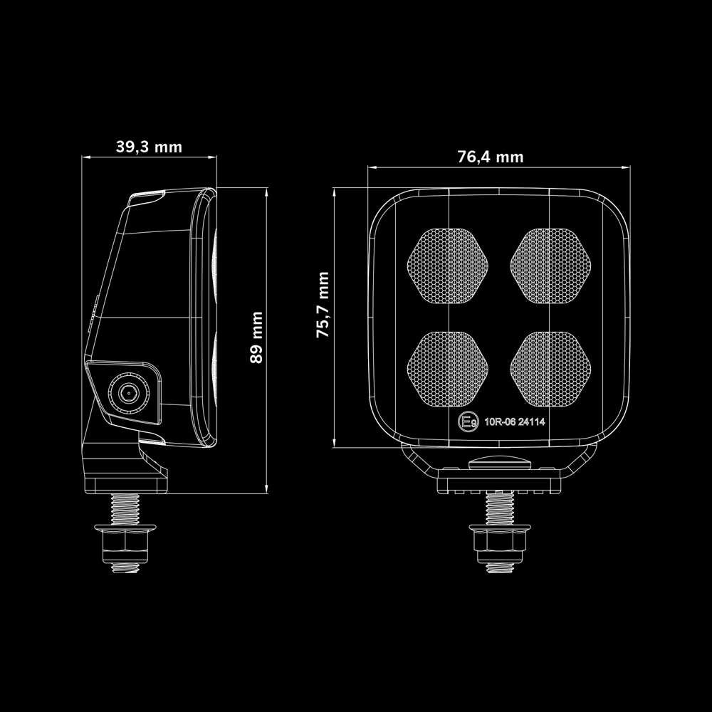 UNITY EDGE Phare de Travail 20W – 2010 Lumens