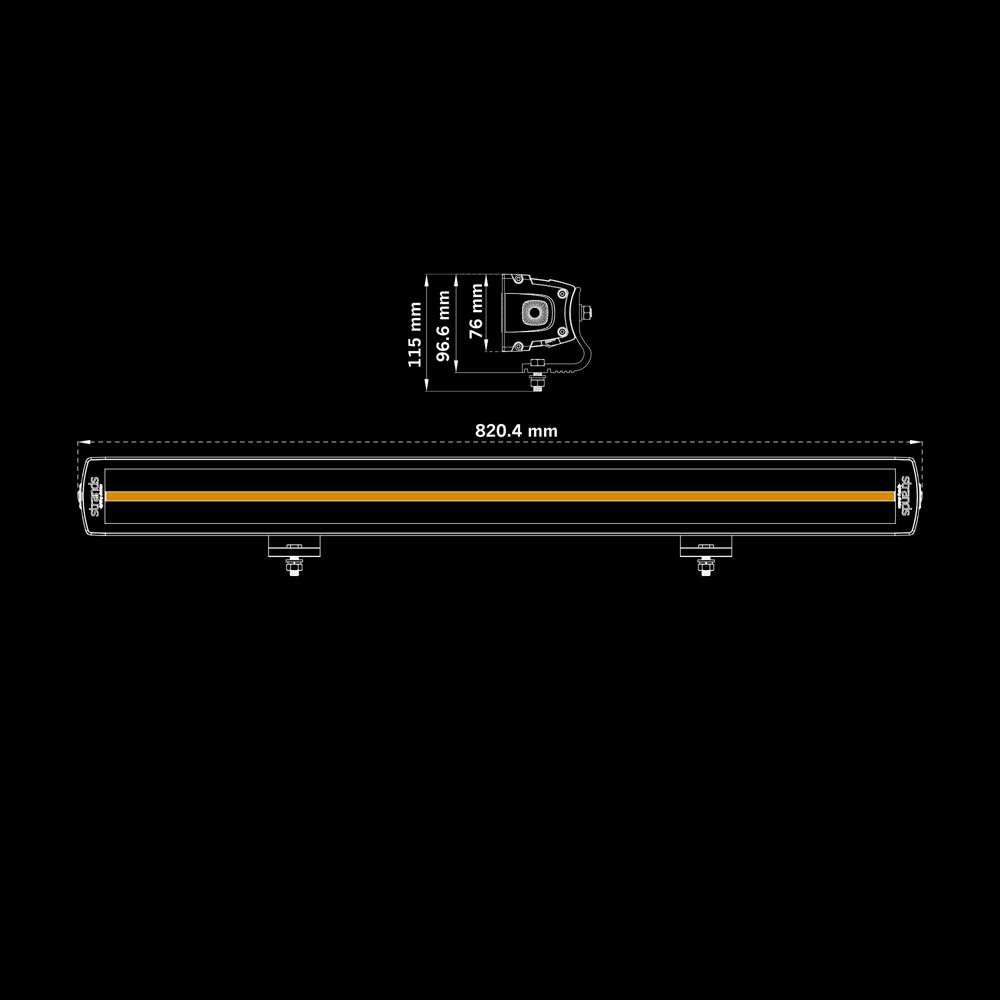 SIBERIA XPA DR 50" LED Light Bar | 30,000 Lumens, 1,250m Beam Distance