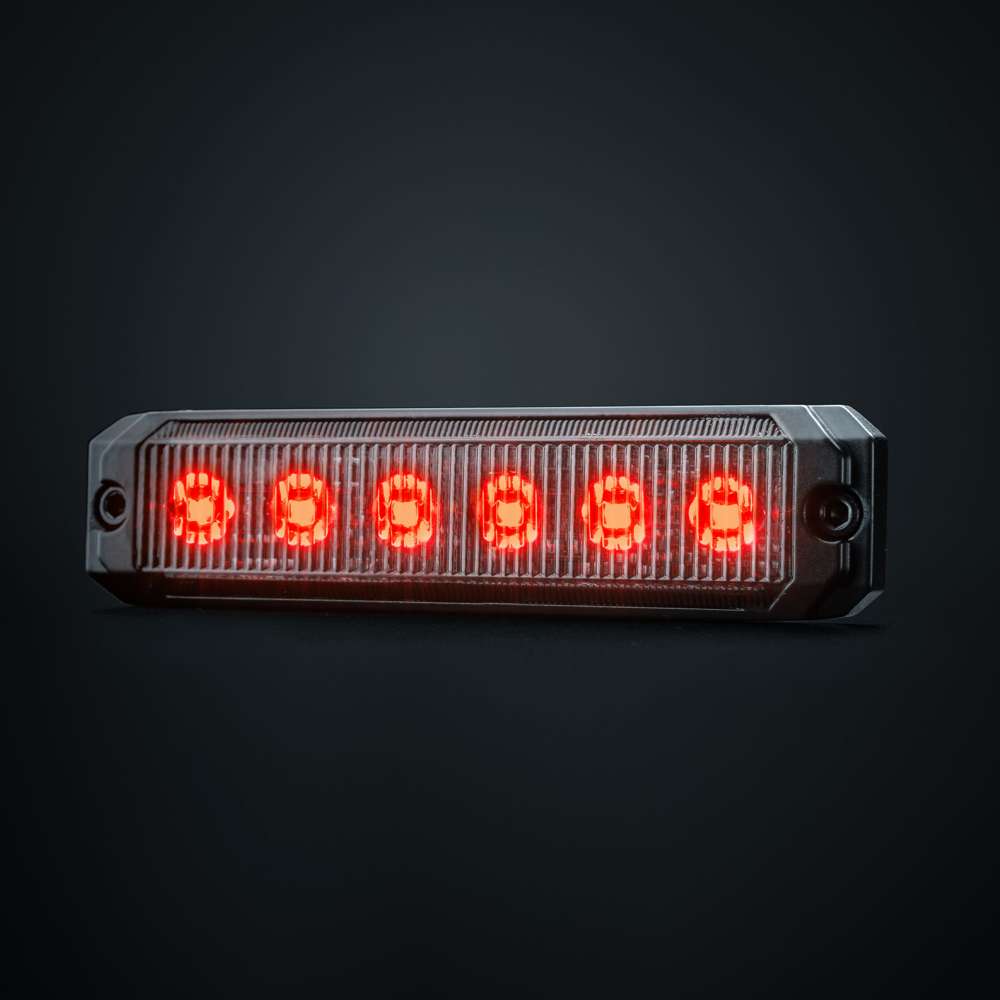 DARK KNIGHT SM6 Feu de position arrière – LED rouge (Ultra slim, IP69K, ECE)