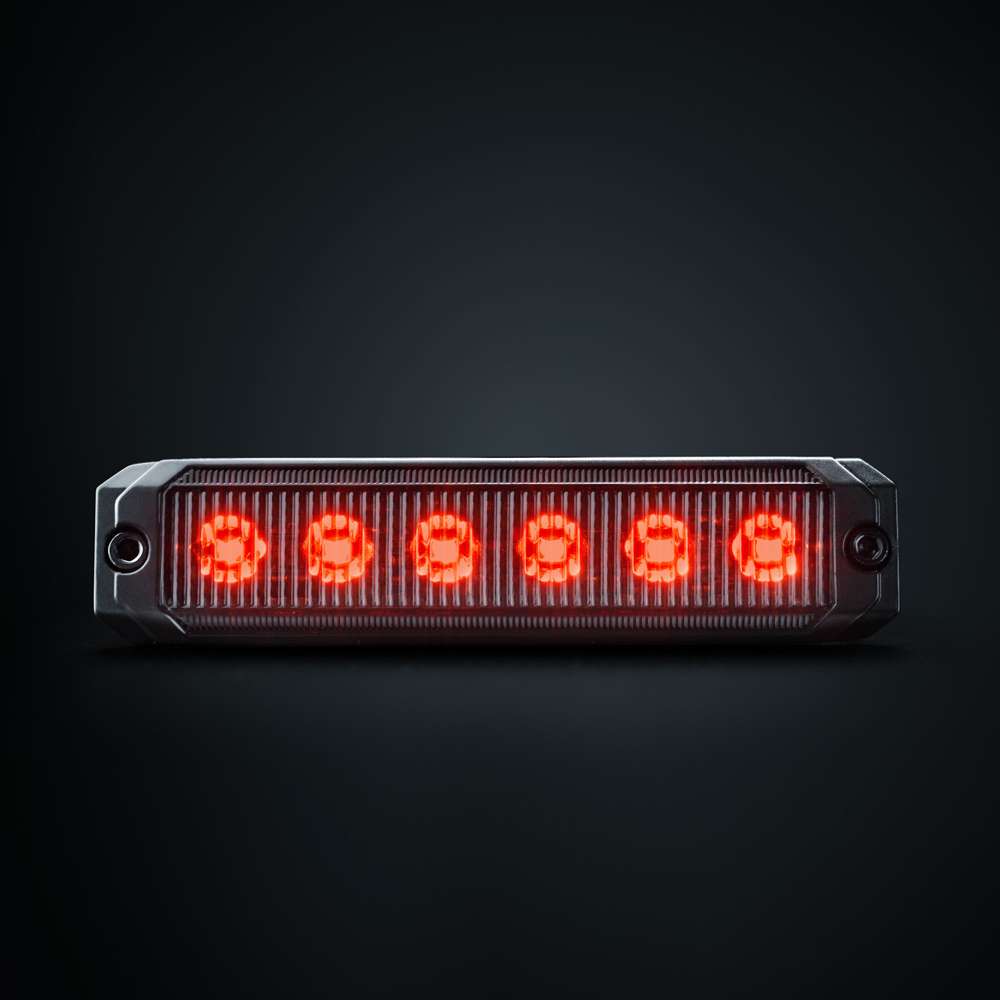 DARK KNIGHT SM6 Feu de position arrière – LED rouge (Ultra slim, IP69K, ECE)