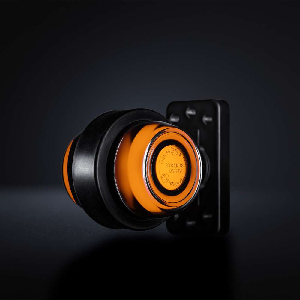 Feu de gabarit LED Viking Old School – ambre, double fonction, homologué