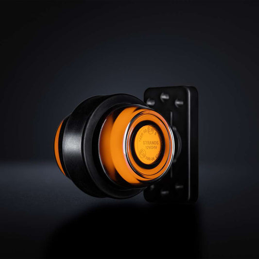 Feu de gabarit LED Viking Old School – ambre, double fonction, homologué