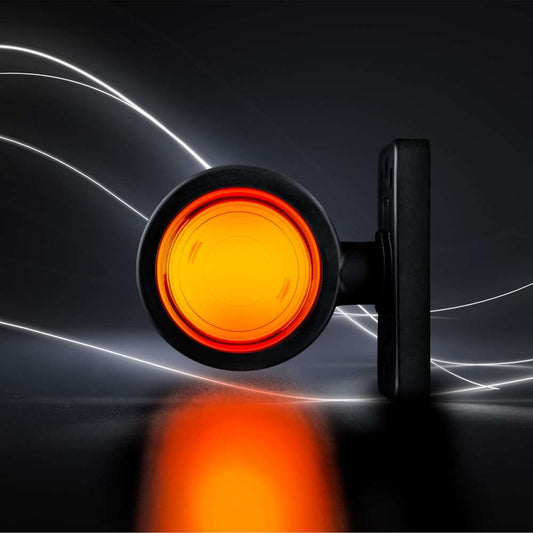 VIKING SUPER DARK Feu de position latéral – Design ultra sombre (Amber, E-mark)