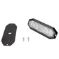 Strands Duo Dynamic 12 LED Warning Light – Blue &amp; Amber Professional Strobe Light