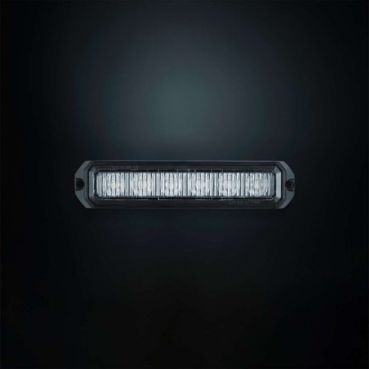 Strands White 6 LED Directional Warning Light – Professional Emergency Strobe Lamp