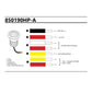 STRANDS Feu Directionnel Rond 3 LED – Slim Synchronisable ECE R65
