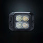 Strands Duo 4 LED Directional Warning Light – White &amp; Amber Slim Profile Strobe Light