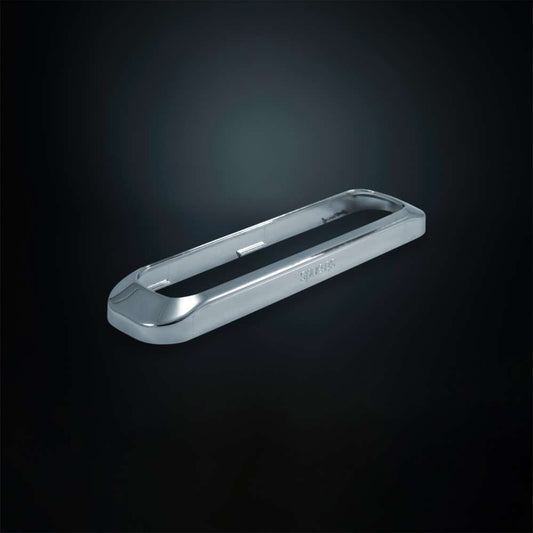 Chrome Click-On Dark Knight Frame – Premium Finish for Strobe &amp; Rear Lights