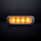 Feu Flash LED Dark Knight 4 LED Ambre – Lentille Dark, ECE R65
