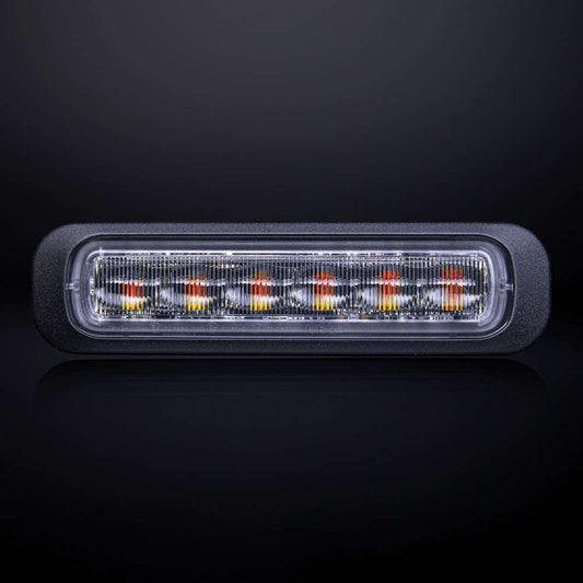 Feu LED Stroboscopique Dark Knight 3 LED Orange – Signal d’Urgence Compact Haute Performance