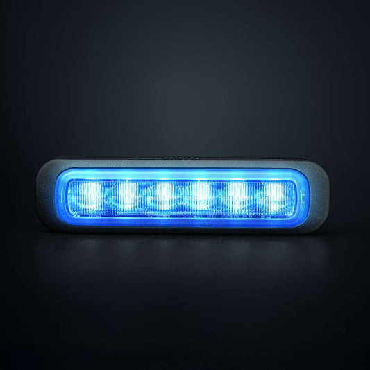 DARK KNIGHT Blue LED Directional Warning Light – High-Intensity Professional Strobe for Safety &amp; Industrial Use