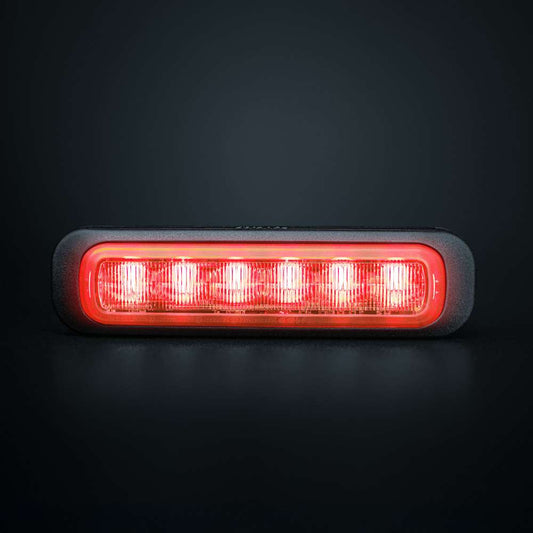 DARK KNIGHT Red LED Directional Warning Light – High-Visibility Professional Strobe for Safety &amp; Industrial Applications