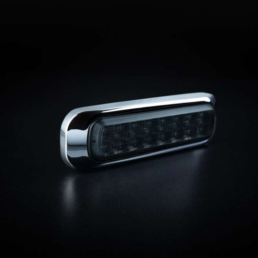 Clignotant LED Dark Knight 129mm – Signalisation Ambre Haute Performance et Design Slim