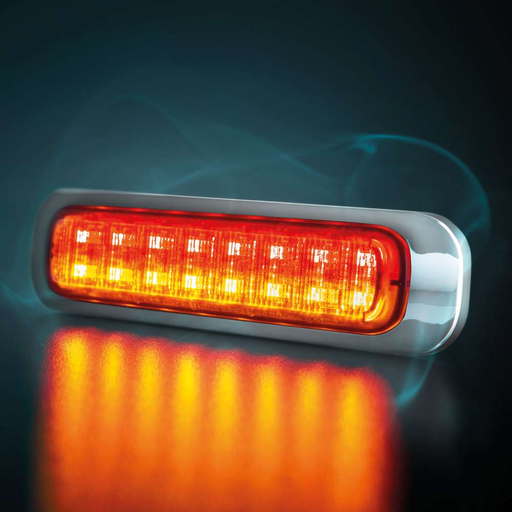 Dark Knight - Feu Arrière 3 Fonctions LED 129mm Fumé