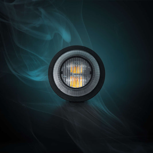 Dark Knight Gloria Mini LED Strobe Light – Smoke Lens Flush Mount Emergency Warning Light