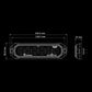 Gyrophare LED 6 Modules Dark Knight Duo – 20 Modes