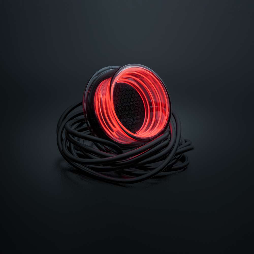 Feu Position FOR9T Geo Rouge | LED IP67 Garantie 3 Ans