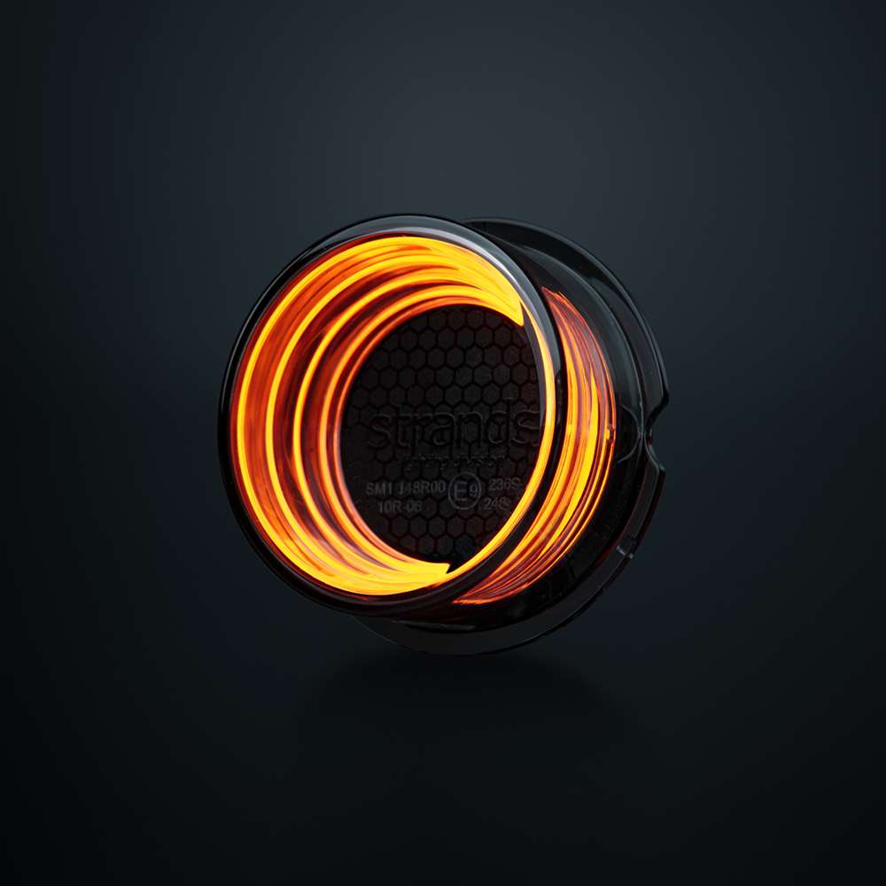 FOR9T Geo Side Marker Ambre – LED Style Viking Homologué R148