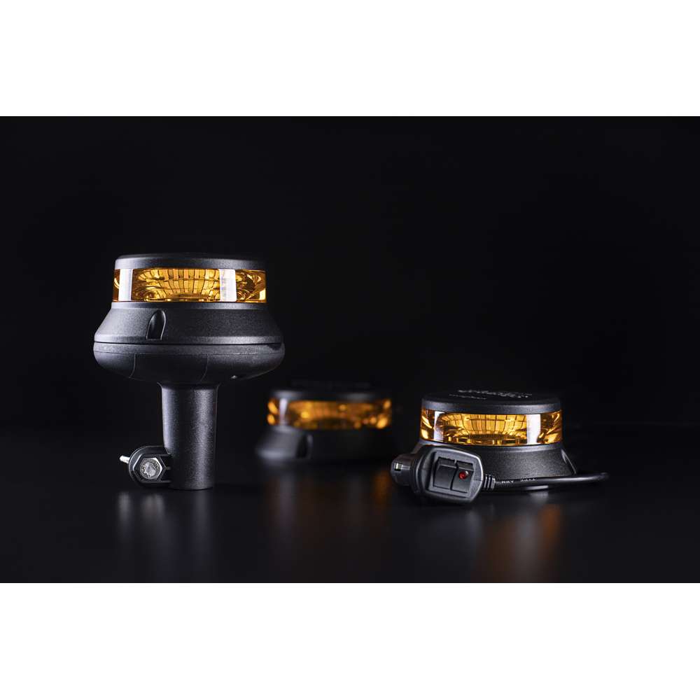 STRANDS Gyrophare LED Aimant/Allume-Cigare – Ambra, ECE R65