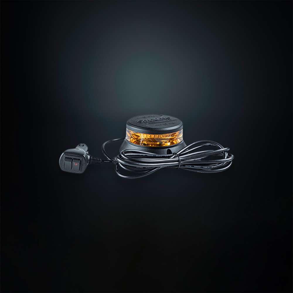 STRANDS Gyrophare LED Aimant/Allume-Cigare – Ambra, ECE R65