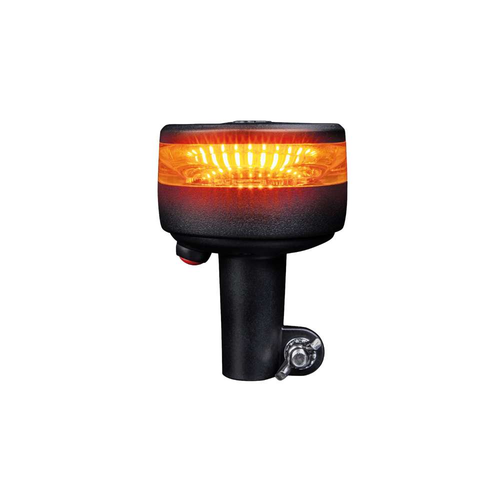 Cruise Light 90MM LED Beacon – Clear Lens Pole Mount Warning Light