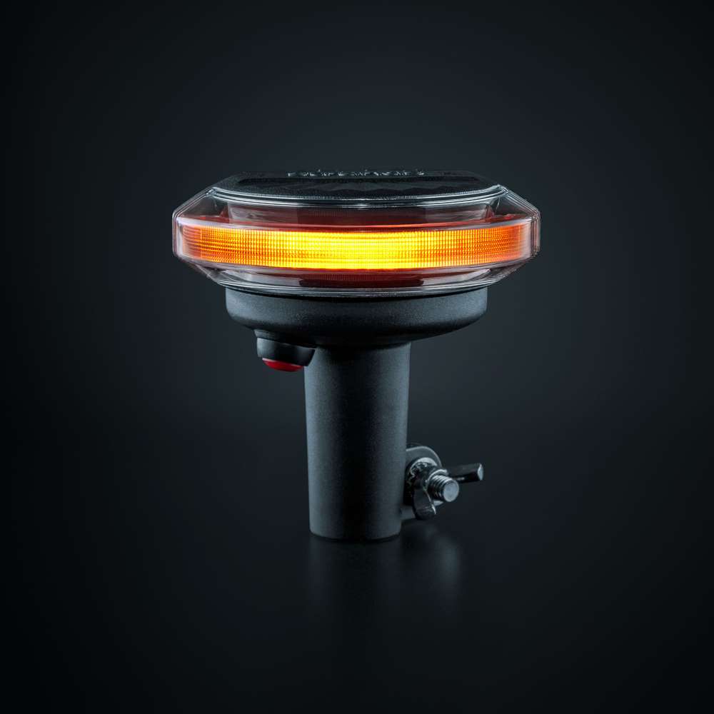 Gyrophare LED Firefly Summer Glow 110 mm – montage DIN, 3 modes