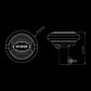 Gyrophare LED Firefly Summer Glow 110 mm – montage DIN, 3 modes