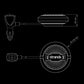 Gyrophare LED Firefly Summer Glow 110 mm