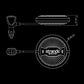 Firefly Summer Glow 140mm LED Beacon Light | Magnetic Warning Light with Cigarette Lighter Plug