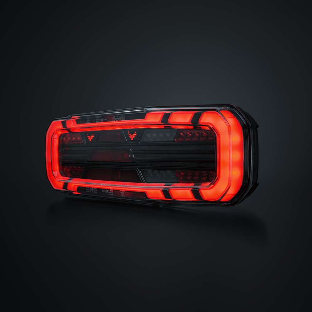 FREEDOM Dark 5-Function Right Rear Light for Trailer – Premium LED Safety Solution