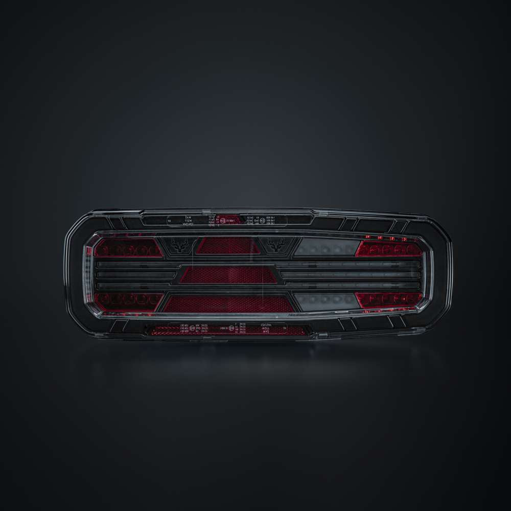 FREEDOM Dark 5-Function Right Rear Light for Trailer – Premium LED Safety Solution