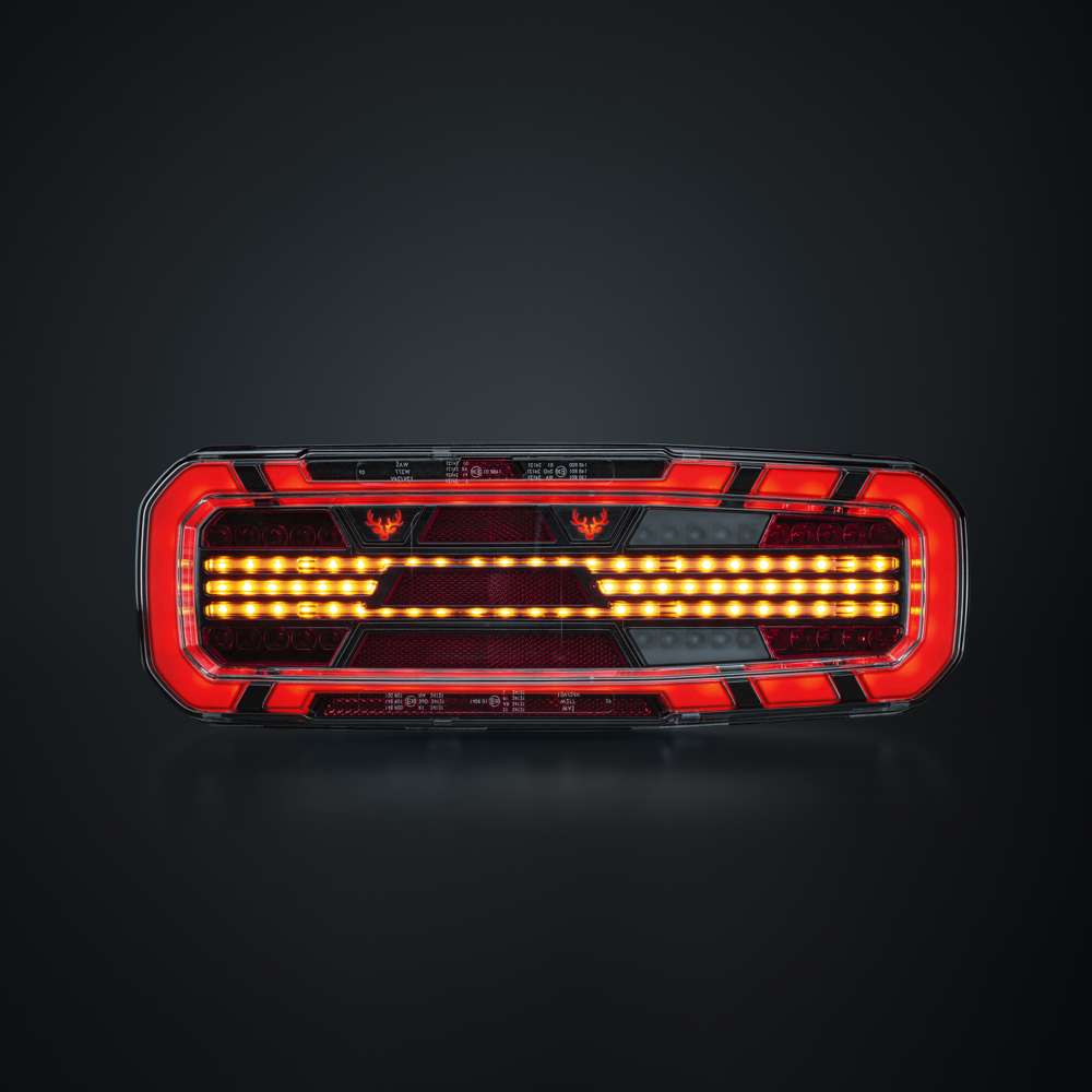 FREEDOM Dark 5-Function Right Rear Light for Trailer – Premium LED Safety Solution