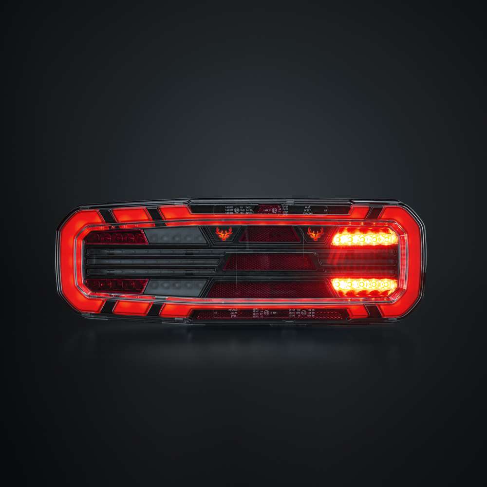 FREEDOM Dark 5-Function Right Rear Light for Trailer – Premium LED Safety Solution