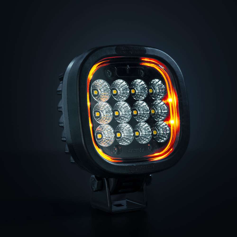 President 2.0 24W LED Work Light with Amber Position Light – 3210 Lumens – IP6K9K Waterproof – ADR Approved Premium Work Lamp
