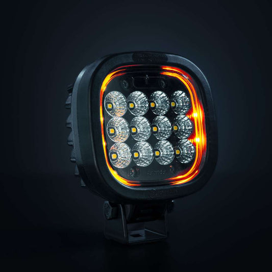 President 2.0 24W LED Work Light with Amber Position Light – 3210 Lumens – IP6K9K Waterproof – ADR Approved Premium Work Lamp