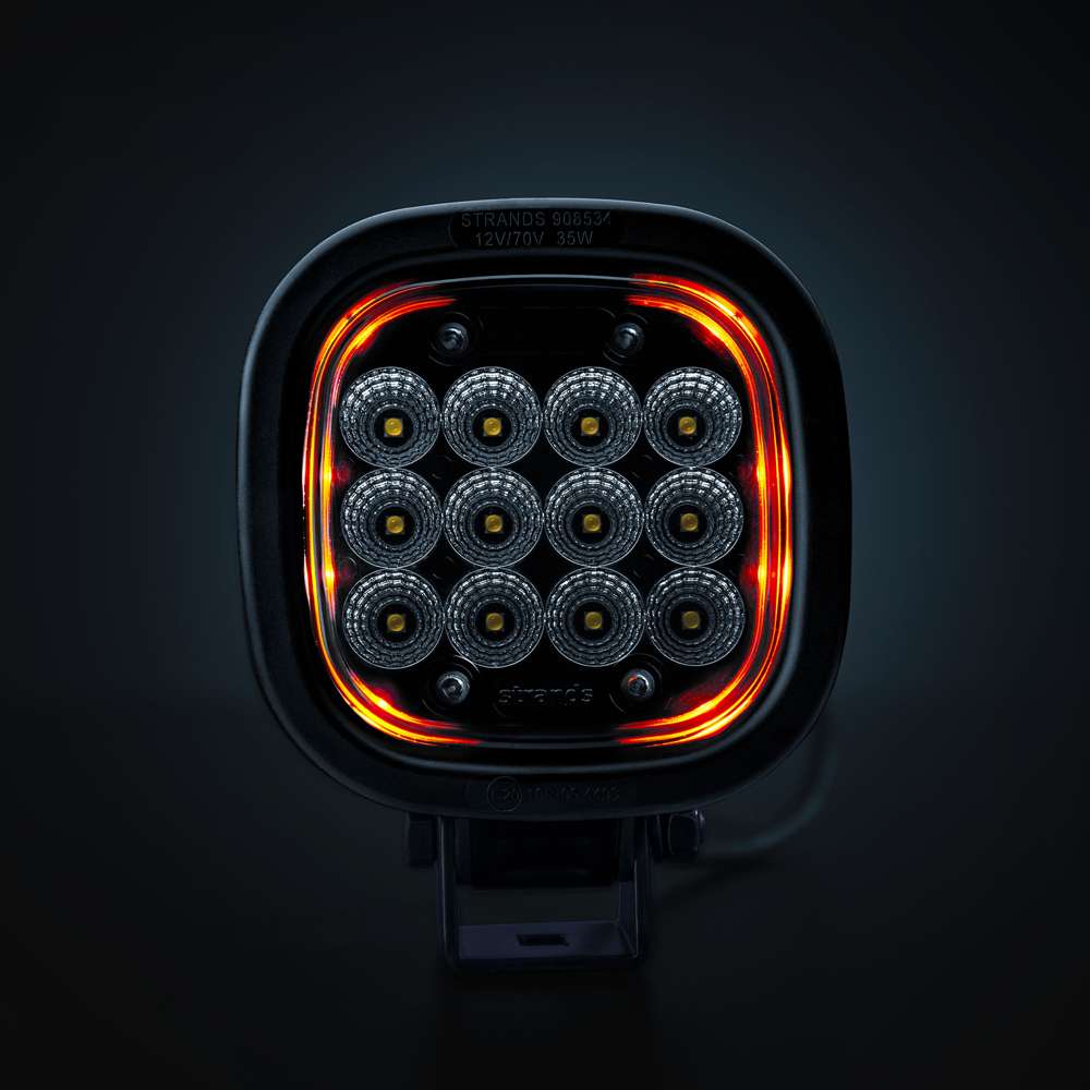 President 2.0 24W LED Work Light with Amber Position Light – 3210 Lumens – IP6K9K Waterproof – ADR Approved Premium Work Lamp