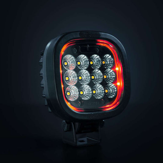 President 2.0 24W LED Work Light with Red Position Light – 3210 Lumens – IP6K9K – ADR Approved Premium Driving Lamp
