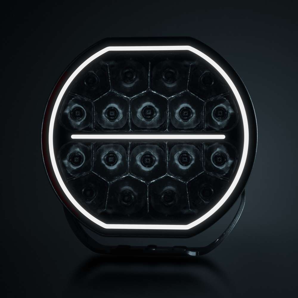 Phare LED Big Energy EB 9" – 10700 lm Portée Big Energy EB 9" LED Driving Light – 10,700 Lumens of Long-Range PerformanceIP69K