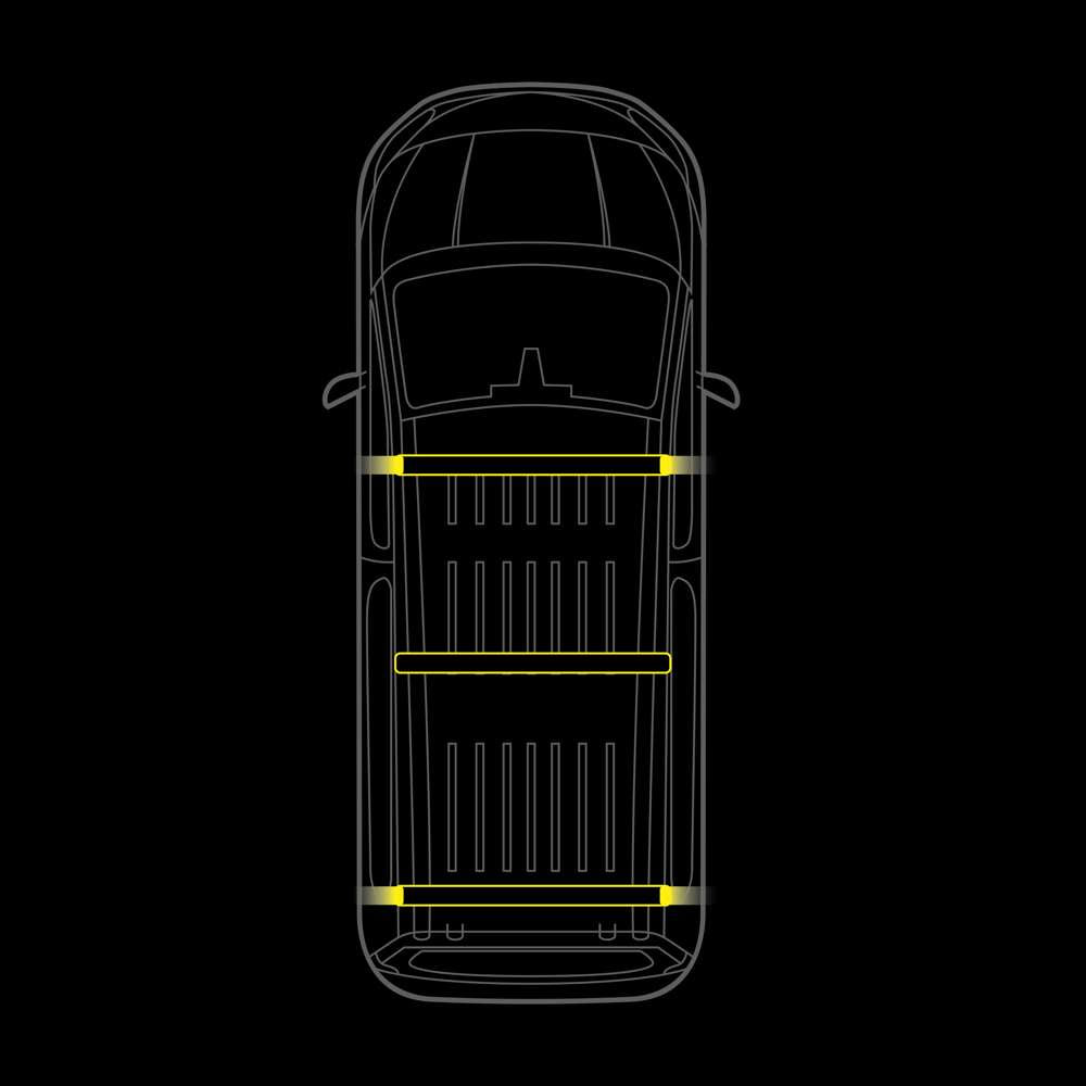 Strands Cruise Light C-Rack 93 LED Roof Rack