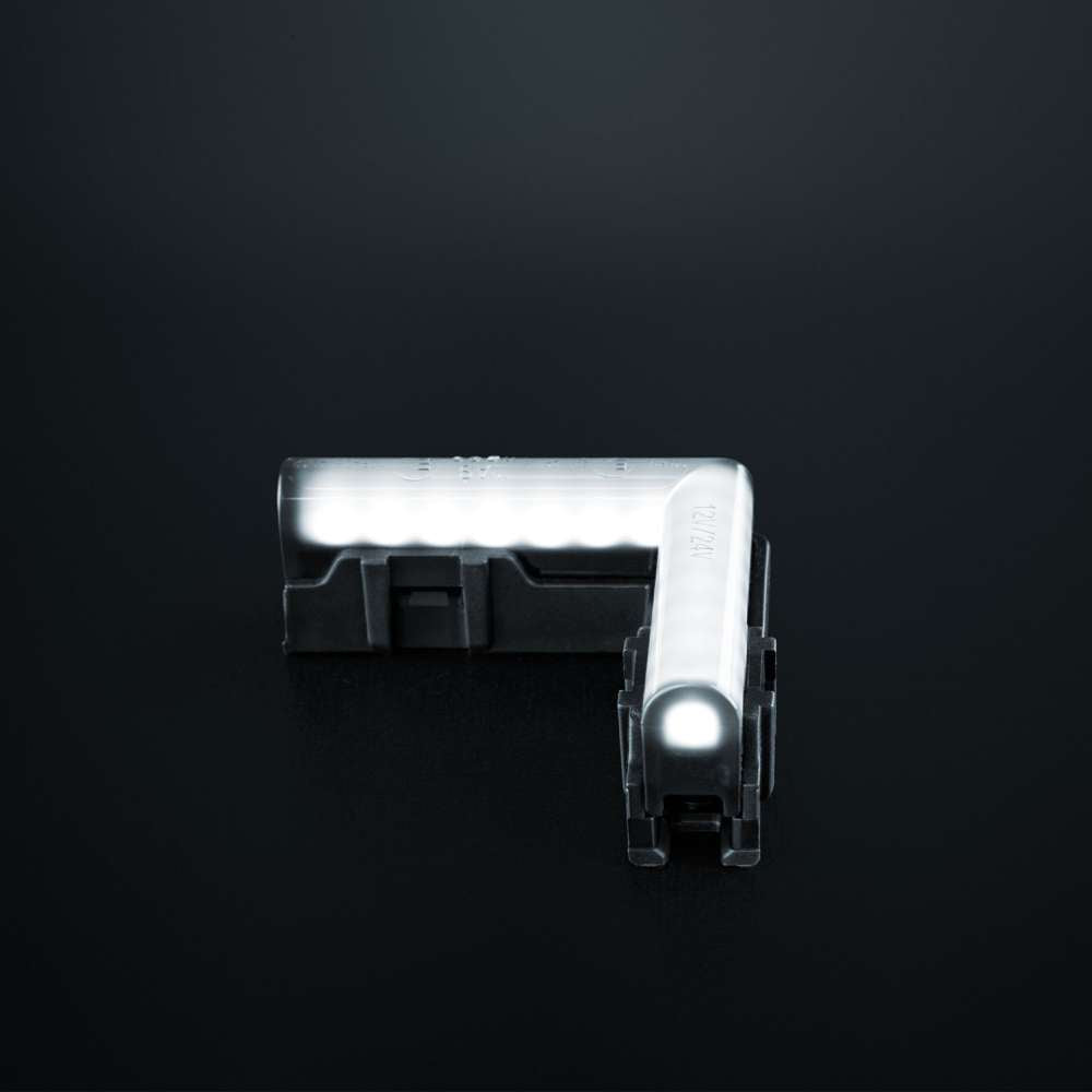 Feu de Position Avant FREEDOM Dark Line Coin LED Blanc