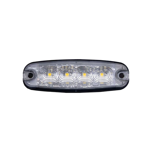 Feu LED Directionnel Orange Ultra Slim 4 LED – Feu de Signalisation Homologué Professionnel