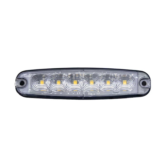 Feu Flash LED Ambre Ultra Fin 6 LEDs – Homologué ECE R65 &amp; ECE R10