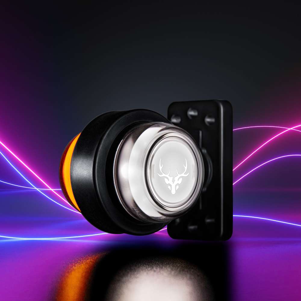 Feu Avant LED FREEDOM Viking Dark Lentille Foncée Blanc